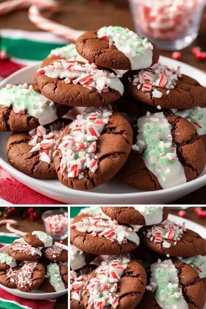 Pioneer Woman Chocolate Candy Cane Cookies