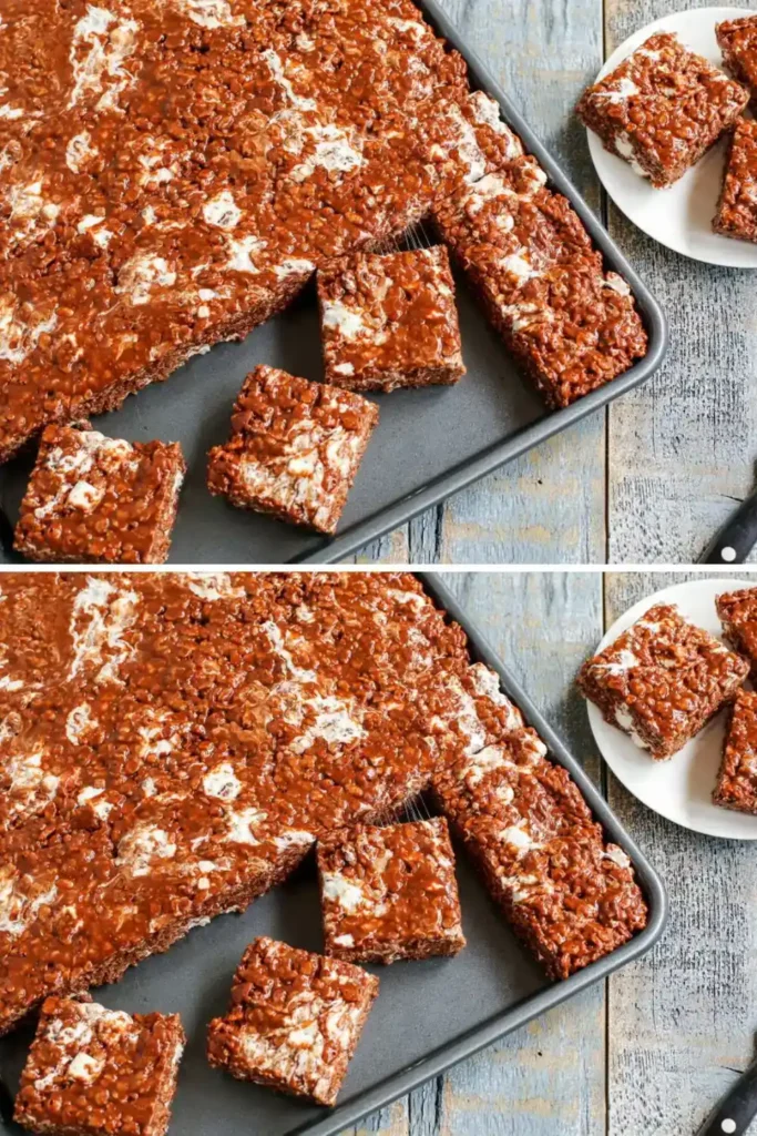 Pioneer Woman Chocolate Peanut Butter Rice Krispies Bars