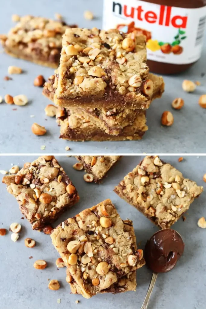 Pioneer Woman Hazelnut Nutella Cookie Bars