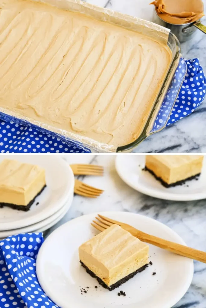 Pioneer Woman No-Bake Chocolate Peanut Butter Pie Bars