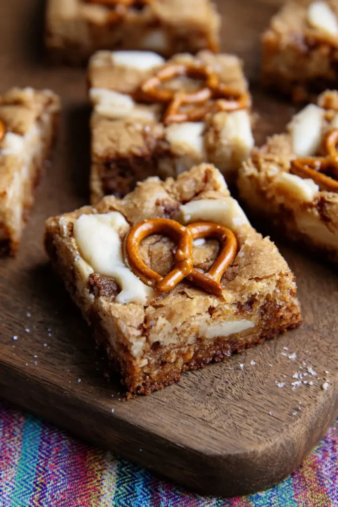 Pioneer Woman White Chocolate Pretzel Blondies