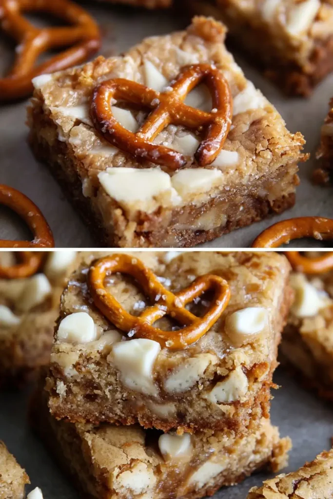 Pioneer Woman White Chocolate Pretzel Blondies