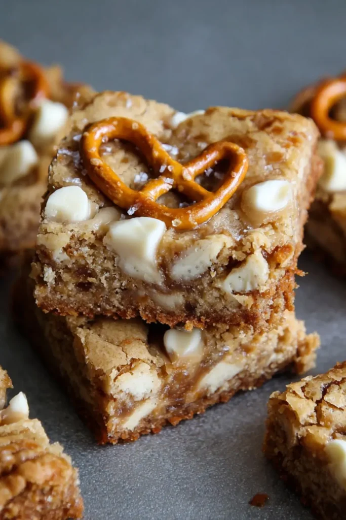 Pioneer Woman White Chocolate Pretzel Blondies