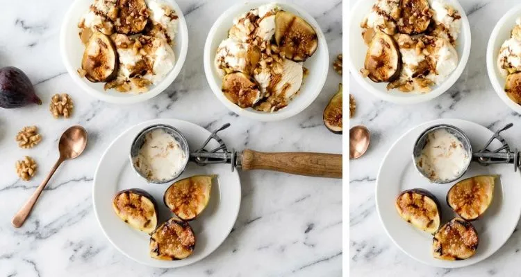 Balsamic Fig And Mascarpone Ice Cream