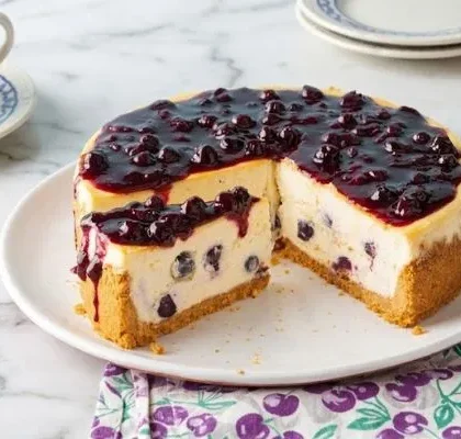 Pioneer Woman Blueberry Cheesecake