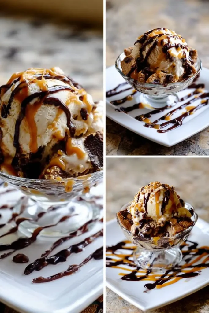 Pioneer Woman Chocolate Chip Caramel Ice Cream Sundae