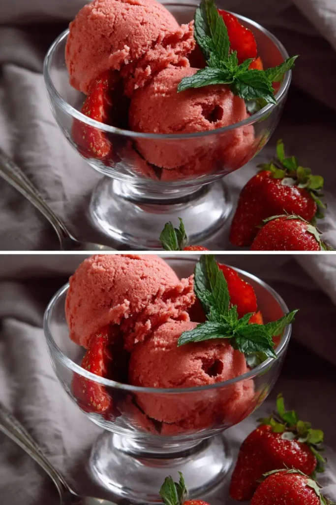 Pioneer Woman Easy Strawberry Sorbet