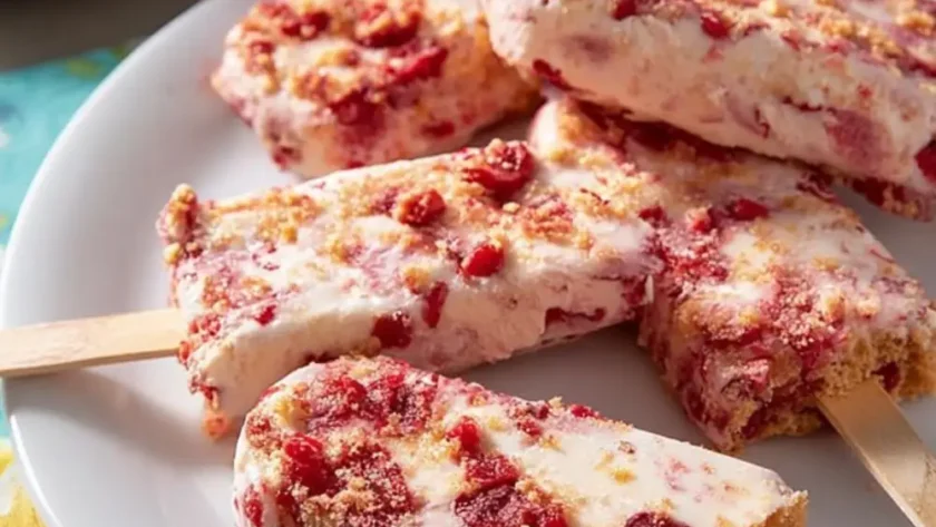 Pioneer Woman Homemade Strawberry Shortcake Ice Cream Bars
