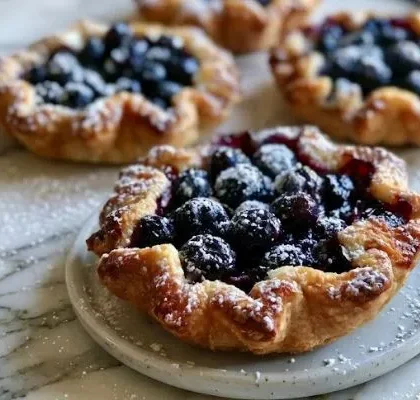Pioneer Woman Mini Blueberry Galettes