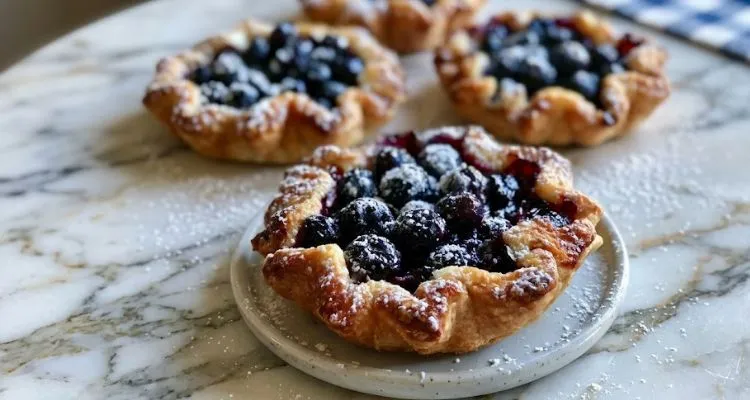 Pioneer Woman Mini Blueberry Galettes