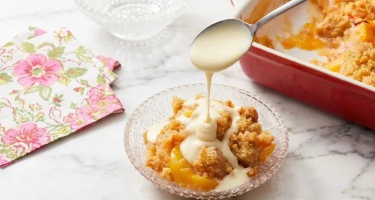 Pioneer Woman Peach Crisp With Maple Cream Sauce