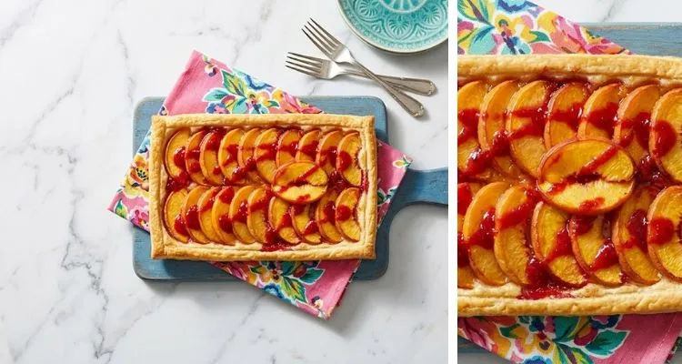 Pioneer Woman Peach Melba Tart