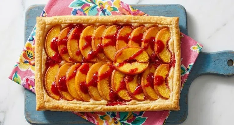Pioneer Woman Peach Melba Tart
