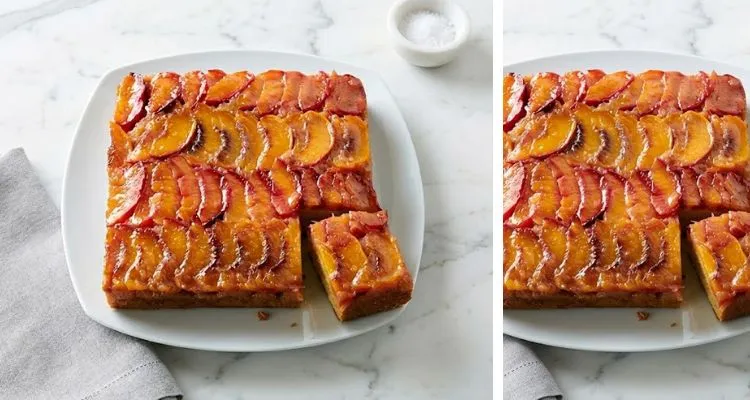 Pioneer Woman Peach-Plum Upside-Down Cake