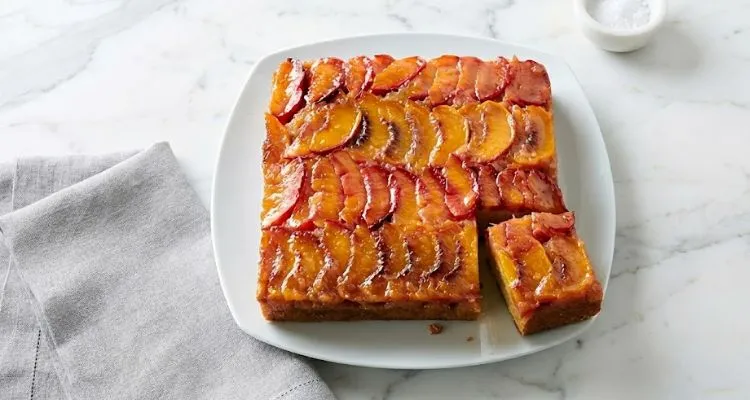 Pioneer Woman Peach-Plum Upside-Down Cake