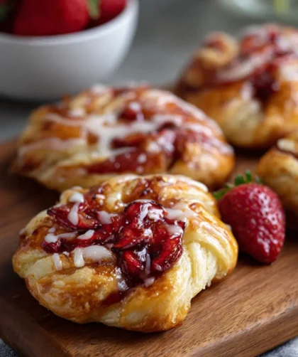Pioneer Woman Strawberry Danish