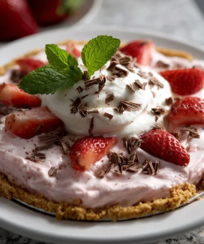 Pioneer Woman Strawberry Ice Cream Pie