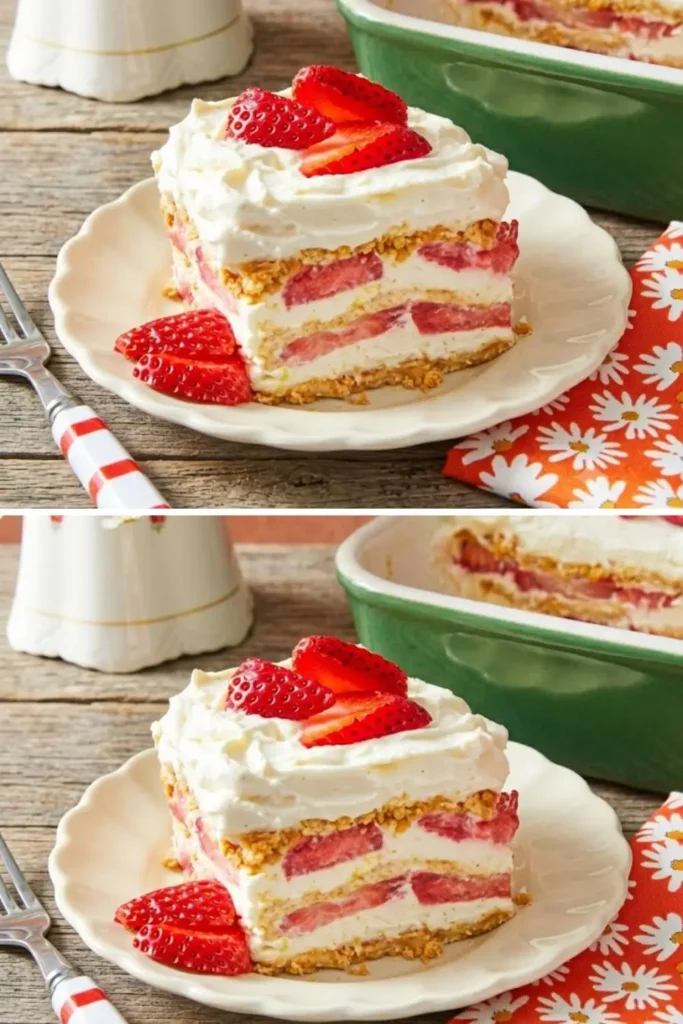 Pioneer Woman Strawberry Icebox Cake