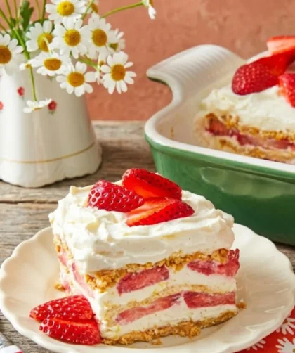 Pioneer Woman Strawberry Icebox Cake