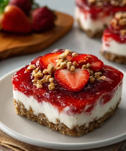 Pioneer Woman Strawberry Pretzel Salad