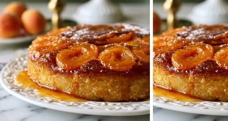 Upside-Down Apricot Cake