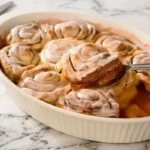 Pioneer Woman Cinnamon Roll Peach Cobbler