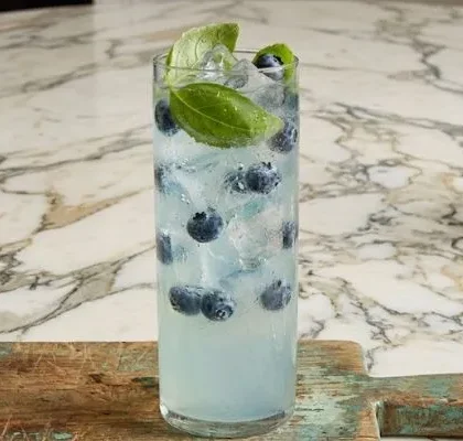 Pioneer Woman Blueberry-Basil Limeade