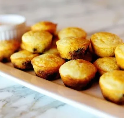 Pioneer Woman Blueberry Cornbread Mini-Muffins