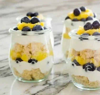 Pioneer Woman Lemon Blueberry Trifles